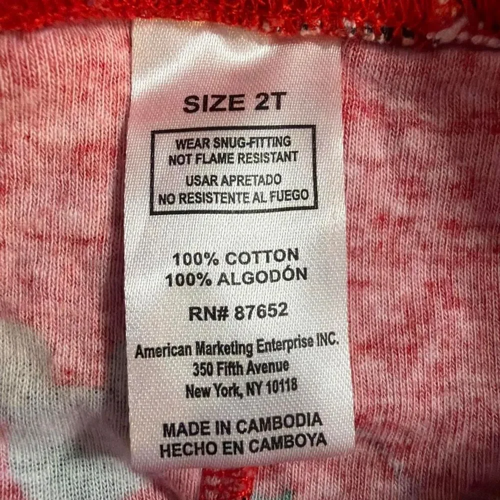 Disney Mickey Mouse Red Pajamas